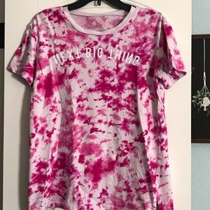 Pink Tie Dye top